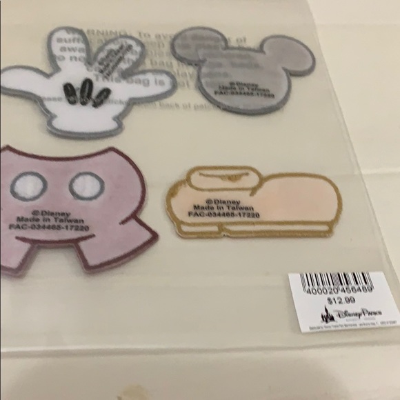 NWT Disney Parks Mickey Mouse patch set - Picture 2 of 2